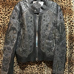 Kippys Black Leather Jacket